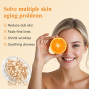 HKH Suero Super Vitamina C para la Cara - Cápsulas de Suero Facial Antienvejecimiento con Vitamina E y Niacinamida - Suero de Vit C para Mujeres - Hidratante y Uniforme en el Tono de Piel - Amigable para Viajes (38 Cápsulas)
